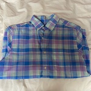 Vineyard Vines Short Sleeve Button Up Mens, worn once or twice